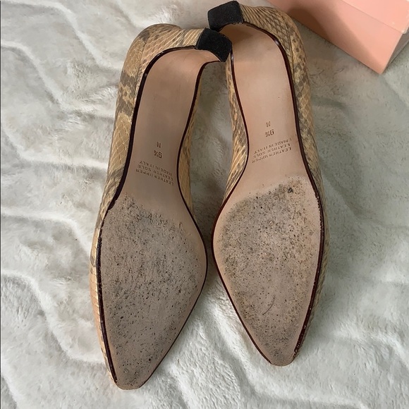 D’ Rossana Snakeskin Print Heels - Picture 8 of 8